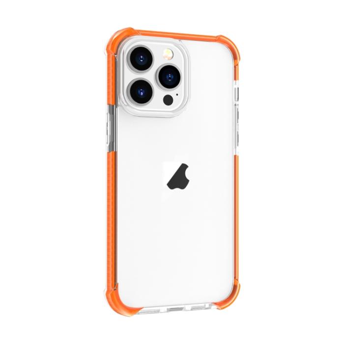 Bild 2, iPhone 15 Pro Skal Shockproof Akryl/TPU Orange