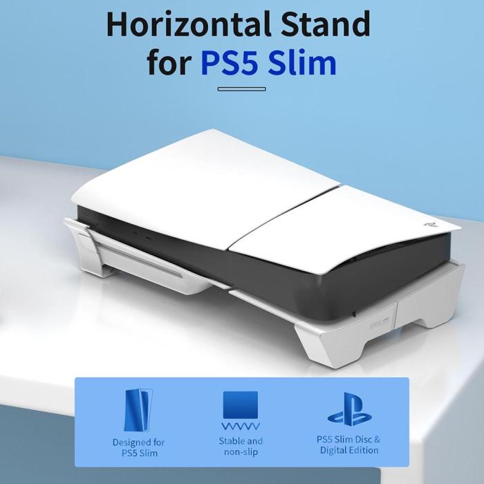 Bild 3, Horisontellt Stativ För PlayStation 5 Vit