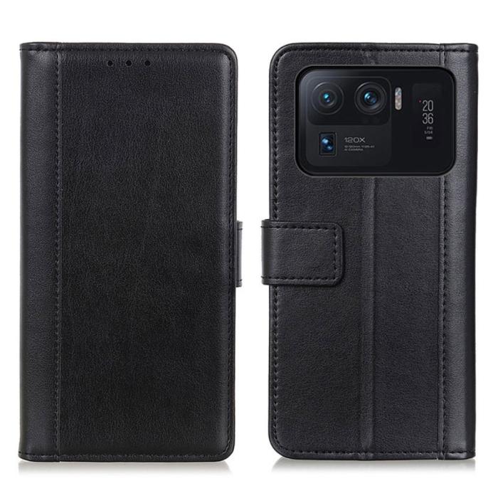 Bild 1, Xiaomi Mi 11 Ultra - Läder Fodral - Svart
