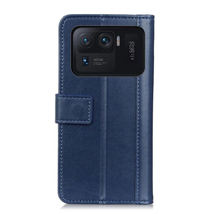 Bild 3, Xiaomi Mi 11 Ultra - Läder Fodral - Blå