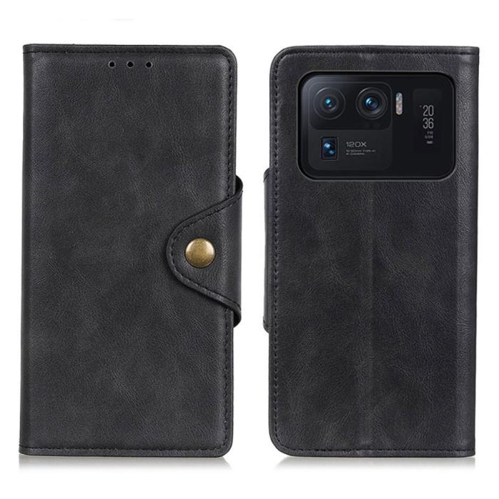 Bild 1, Xiaomi Mi 11 Ultra - Plånboksfodral - Svart