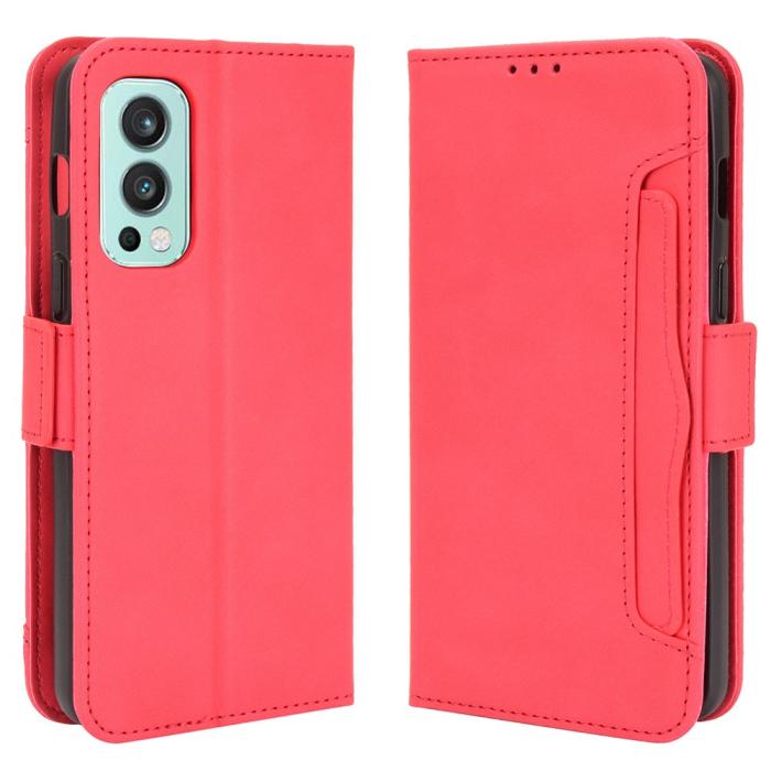 Bild 1, OnePlus Nord 2 5G - Fodral Med Avtagbart Kortfodral - Röd