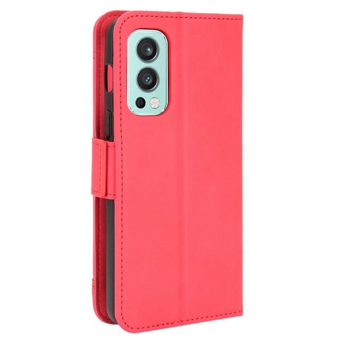 Bild 3, OnePlus Nord 2 5G - Fodral Med Avtagbart Kortfodral - Röd