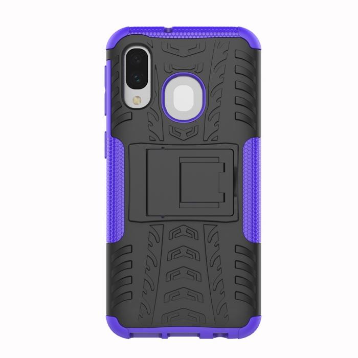 Bild 4, Samsung Galaxy J6 Plus - Stöttåliga skalet med stöd - Lila