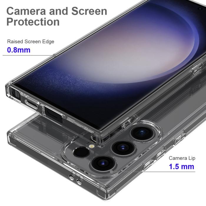 Bild 4, Samsung Galaxy S24 Ultra Skal Akryl/TPU Transparent