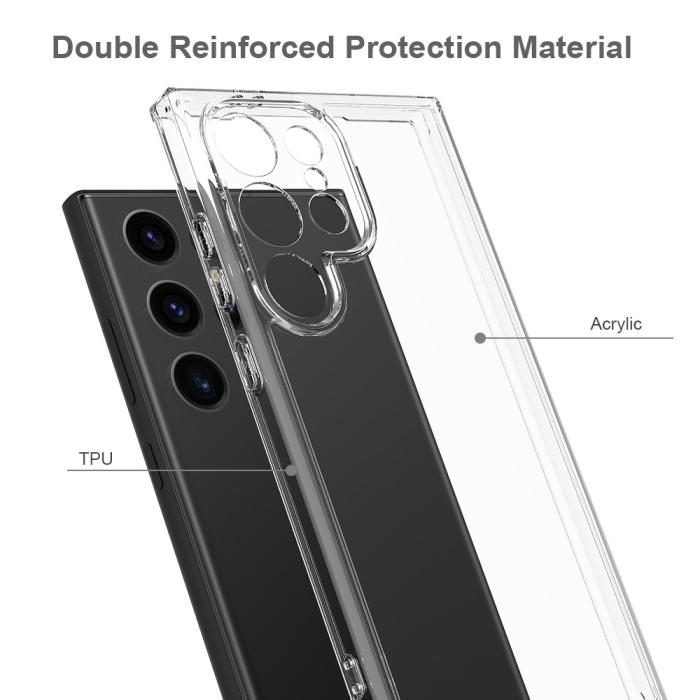 Bild 5, Samsung Galaxy S24 Ultra Skal Akryl/TPU Transparent