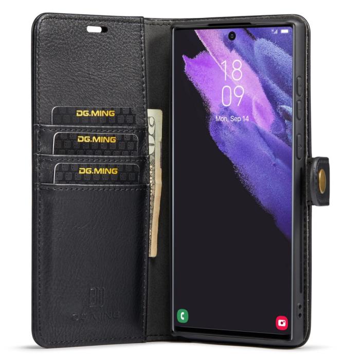 Bild 2, DG.MING Galaxy S24 Ultra 2in1 Magnet Fodral / Skal Svart