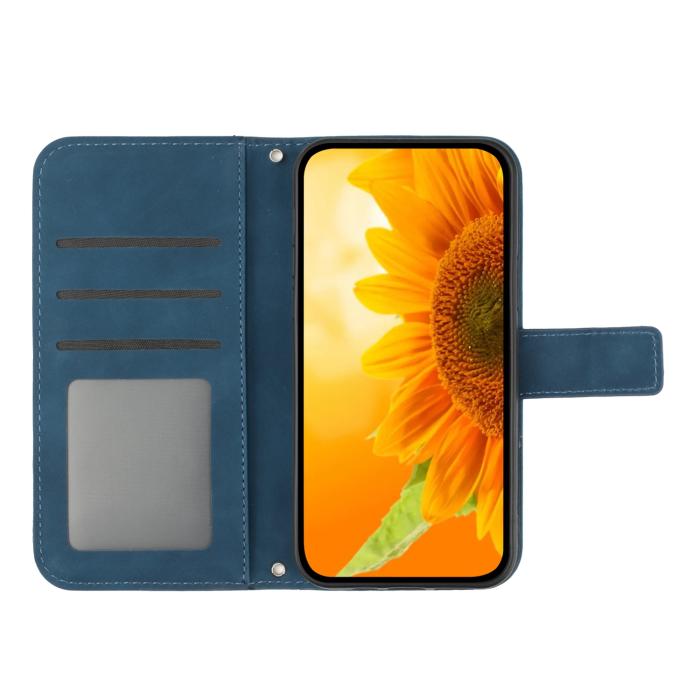 Bild 2, Xiaomi 17T Pro Fodral Läder Solros Mörk Blå