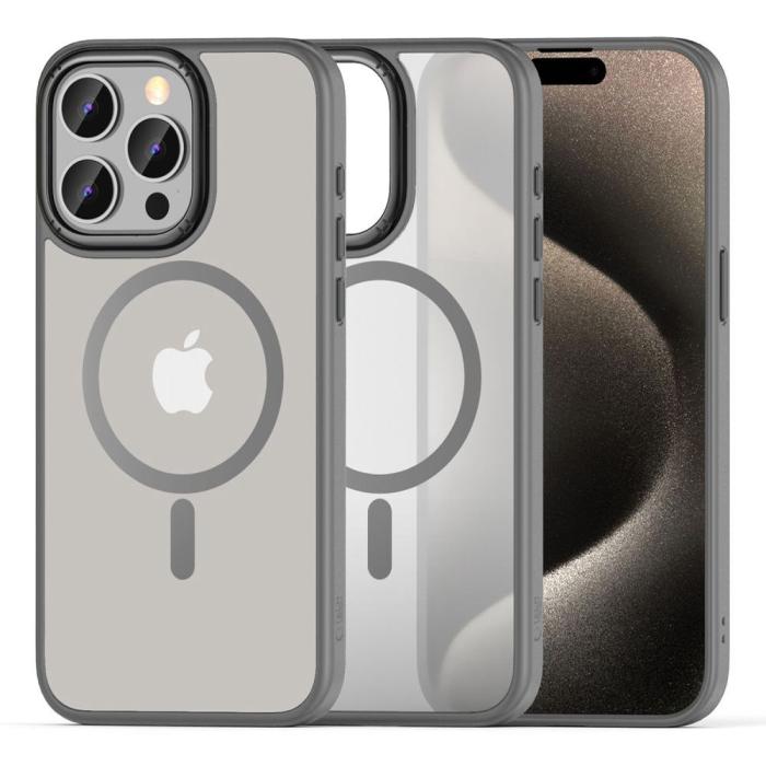 Bild 1, Tech-Protect iPhone 15 Pro Skal MagSafe MagMat Titanium
