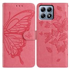 Xiaomi 15T Fodral Med Fj&auml;ril Tryck Rosa