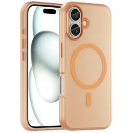 iPhone 16 Skal MagSafe Slim Matt Orange