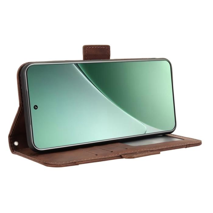 Bild 4, Xiaomi 15 Fodral Med Avtagbart Kortfodral Brun
