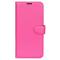 Samsung Galaxy S23 FE Fodral Litchi Textur Rosa