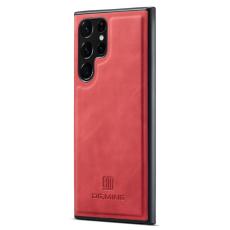 DG.MING Samsung Galaxy S25 Ultra Skal L&auml;derbelagt R&ouml;d