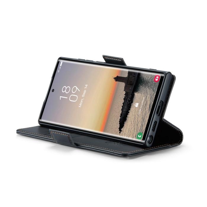 Bild 4, CASEME Galaxy S25 Ultra Fodral RFID Slim Läder Svart
