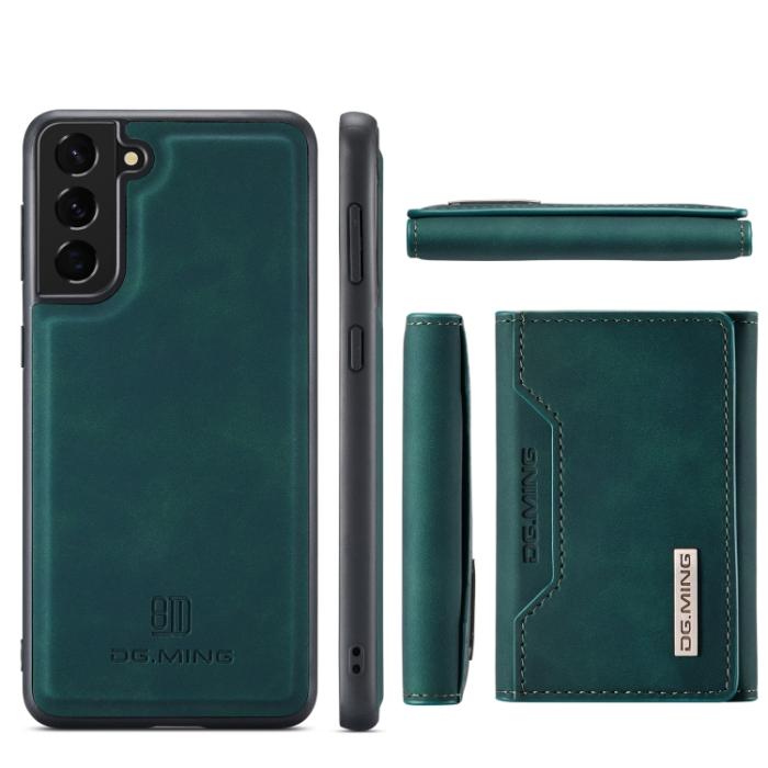 Bild 2, DG.MING Samsung Galaxy S21 FE Skal 2in1 Magnetisk Avtagbart Kortfack Grön