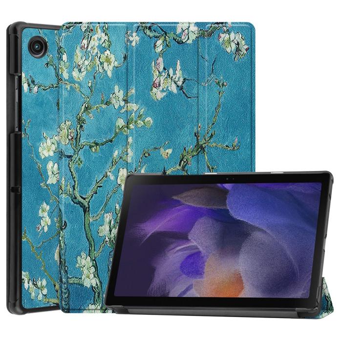Bild 1, Samsung Galaxy Tab A8 10.5 (2021) Fodral Tri-Fold Peach Blossom