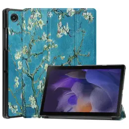 Samsung Galaxy Tab A8 10.5 (2021) Fodral Tri-Fold Peach Blossom