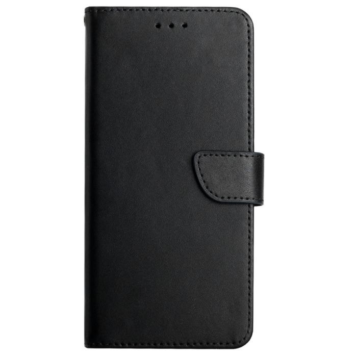 Bild 2, Motorola Moto G31 / G41 Fodral Nappa Textur Äkta Läder Svart