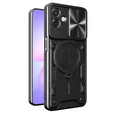 Samsung Galaxy A07 4G Skal CamShield Kickstand Hybrid Svart