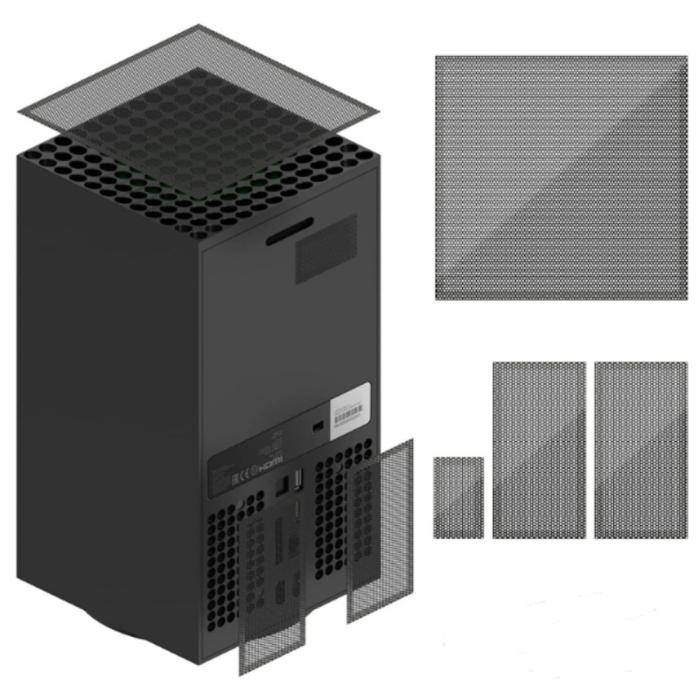 Bild 1, 4-PACK Dammskydd För Xbox X Konsol Svart