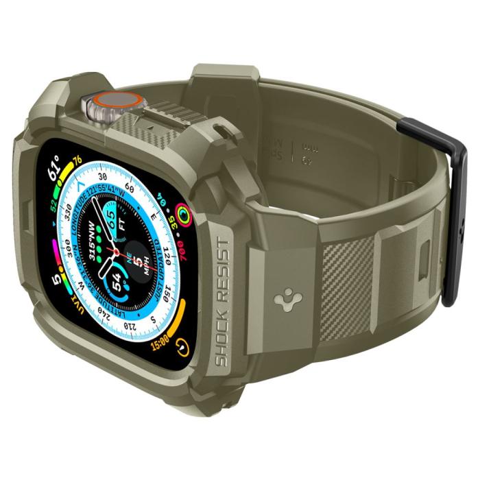 Bild 2, Spigen Apple Watch Ultra 49 mm Skal/Armband Rugged Armor 'Pro'
