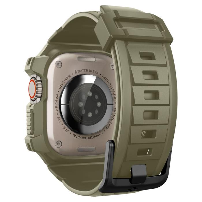Bild 4, Spigen Apple Watch Ultra 49 mm Skal/Armband Rugged Armor 'Pro'