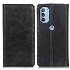 Motorola Moto G31 / G41 Fodral Flip Split Läder Svart