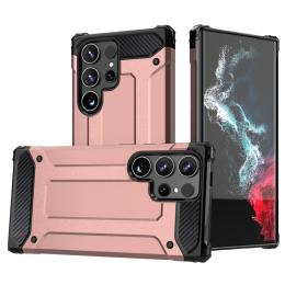 Galaxy S24 Ultra Skal Shockproof Hybrid Armor Roséguld