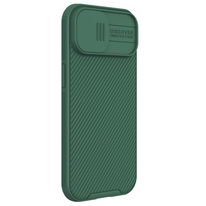 Bild 5, NILLKIN iPhone 15 Plus Skal CamShield Pro Grön