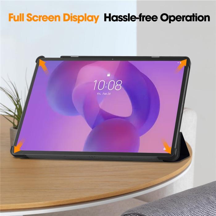 Bild 6, Lenovo Idea Tab Pro Fodral Tri-Fold Dont Touch Me