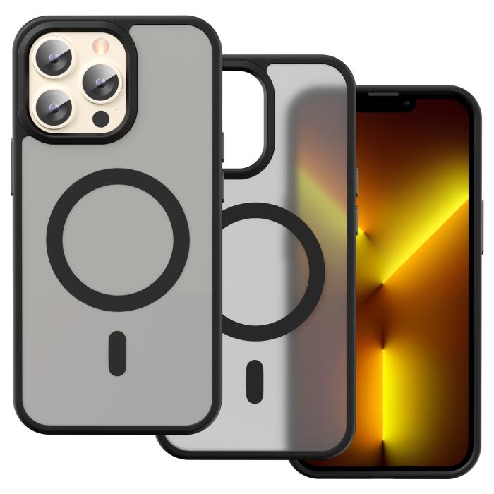 Bild 2, ColorPop iPhone 13 Pro Max Skal CH MagSafe Matt Svart