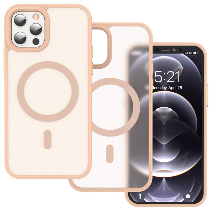 Bild 2, ColorPop iPhone 12 Pro Max Skal CH MagSafe Matt Rosa