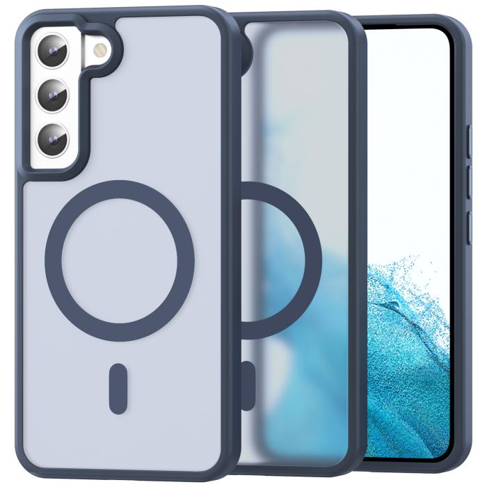 Bild 1, ColorPop Samsung Galaxy S22 Skal CH MagSafe Matt Mörk Blå