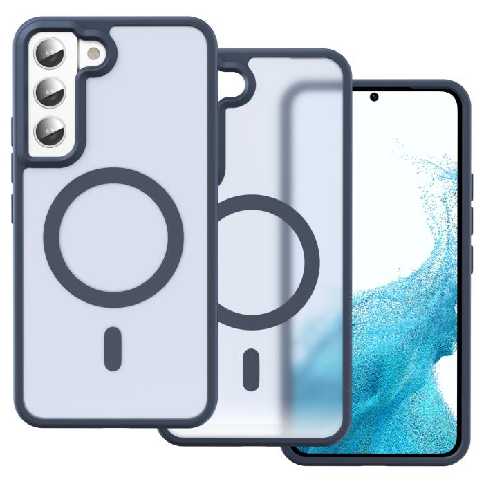 Bild 2, ColorPop Samsung Galaxy S22 Skal CH MagSafe Matt Mörk Blå