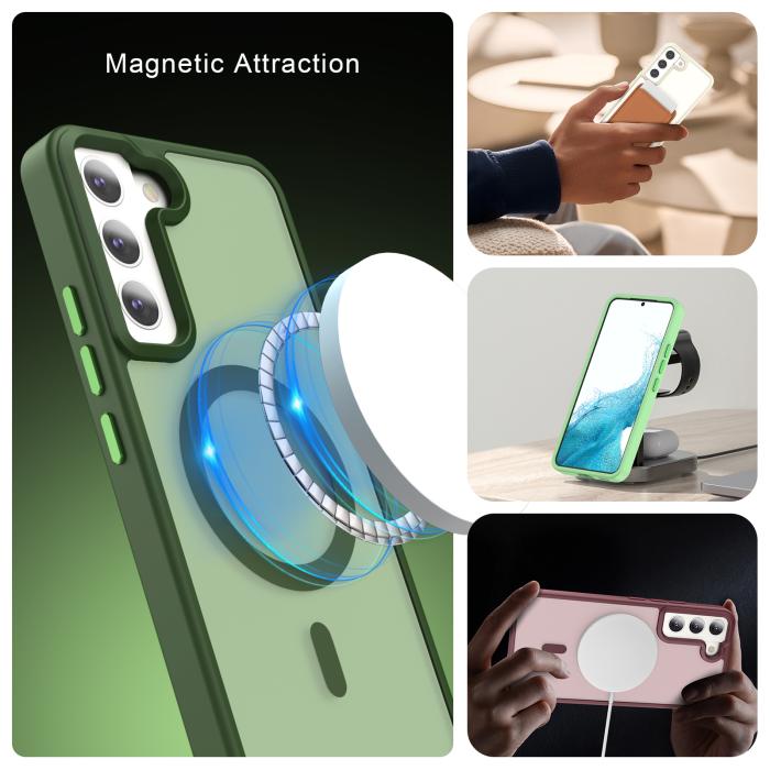 Bild 6, ColorPop Samsung Galaxy S22 Skal CH MagSafe Matt Mörk Blå