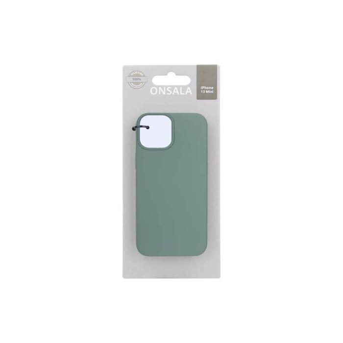 Bild 2, ONSALA iPhone 13 Mini Mobilskal Silikon Pine Green