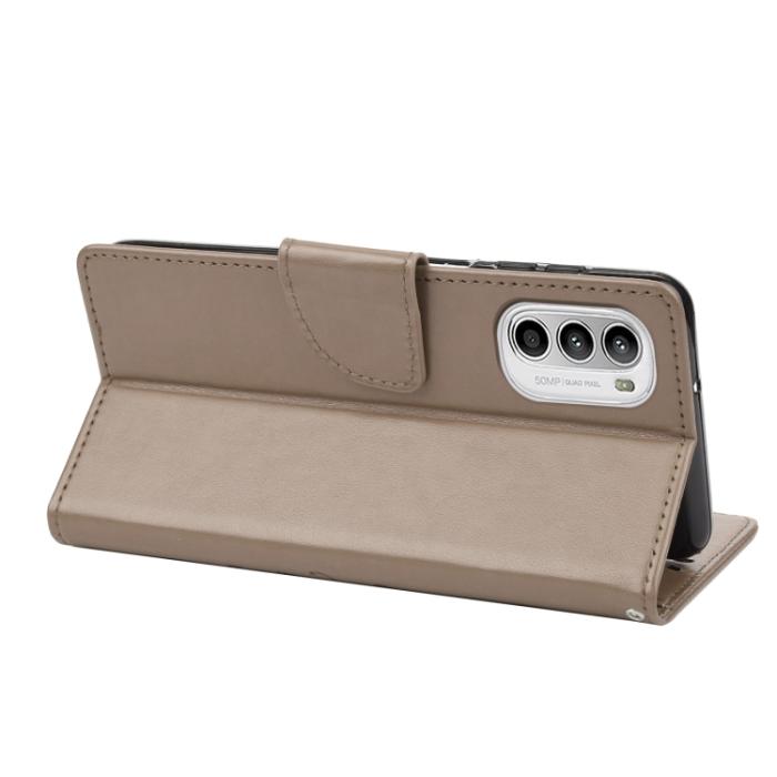 Bild 6, Motorola Moto G52/G82 Fodral Blommigt Tryck Grå