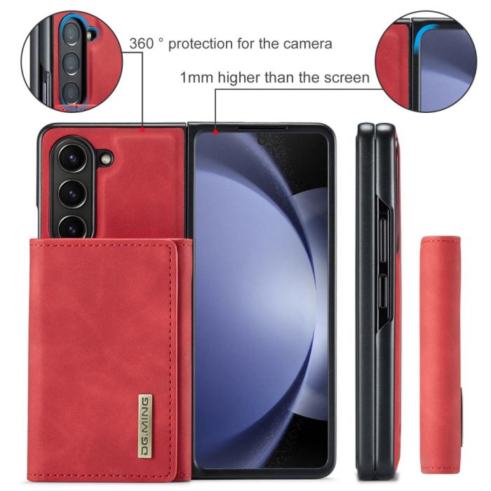 Bild 6, DG.MING Galaxy Z Fold 5 Skal 2in1 Magnetisk Avtagbart Kortfack