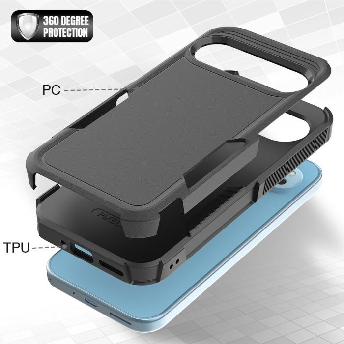 Bild 3, Google Pixel 9/9 Pro Skal Xtreme Shockproof Hybrid Svart