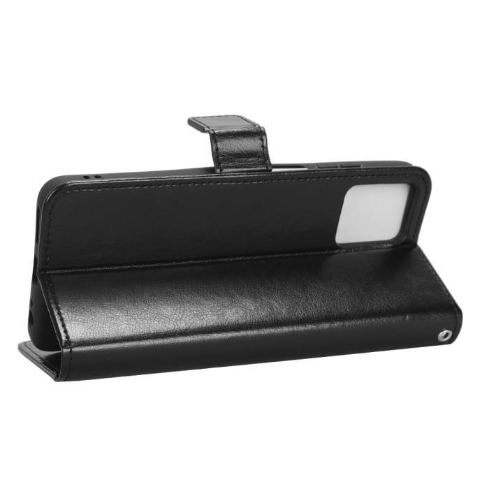 Bild 3, Motorola Moto G32 Fodral Crazy Horse Läder Svart