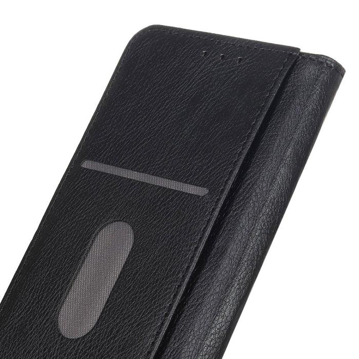 Bild 5, KHAZNEH Galaxy S23 Ultra Flip Fodral Split Läder Svart
