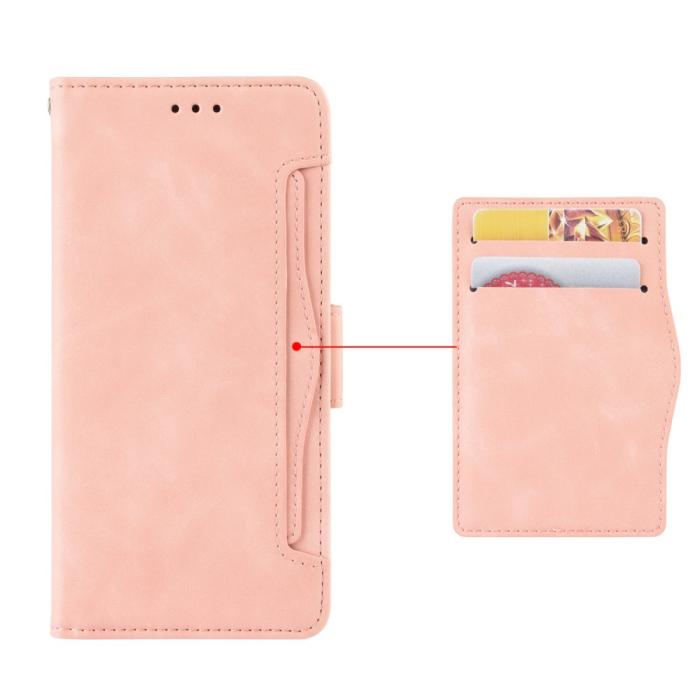 Bild 5, Xiaomi Redmi Note 14 4G Fodral Med Avtagbart Kortfack Rosa