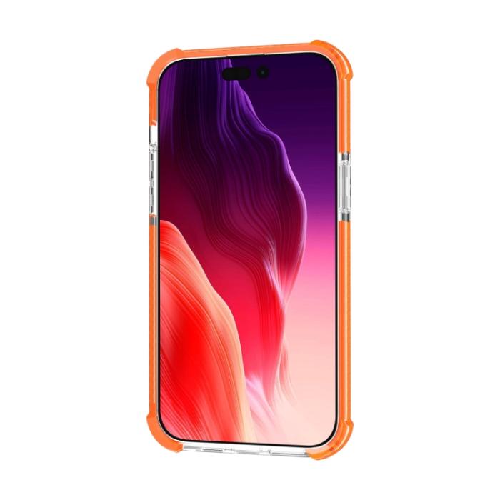 Bild 3, iPhone 15 Pro Skal Shockproof Akryl/TPU Orange