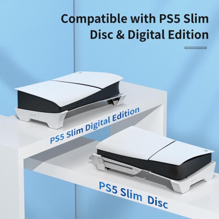 Bild 4, Horisontellt Stativ För PlayStation 5 Vit
