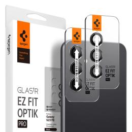 Spigen Galaxy S23 FE 2-PACK Optik.tR "Ez Fit" Linsskydd Svart