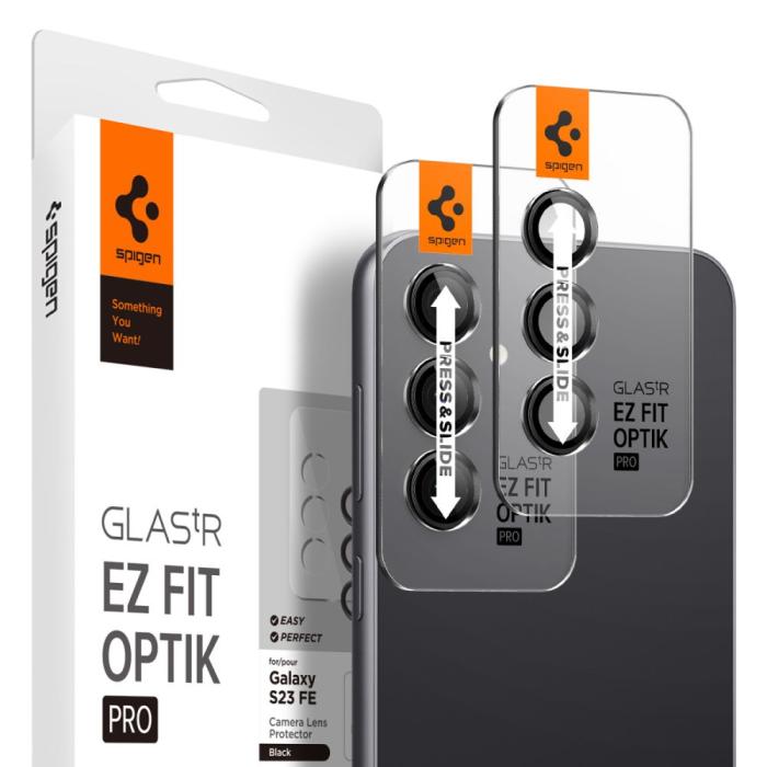 Bild 1, Spigen Galaxy S23 FE 2-PACK Optik.tR 