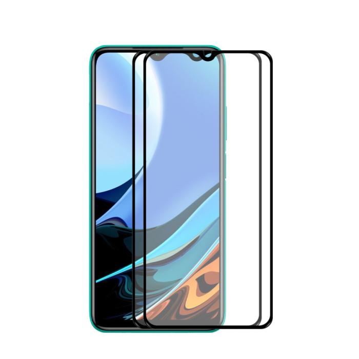 Bild 1, Xiaomi Redmi 9T - 2-PACK HAT PRINCE Heltäckande Skärmskydd