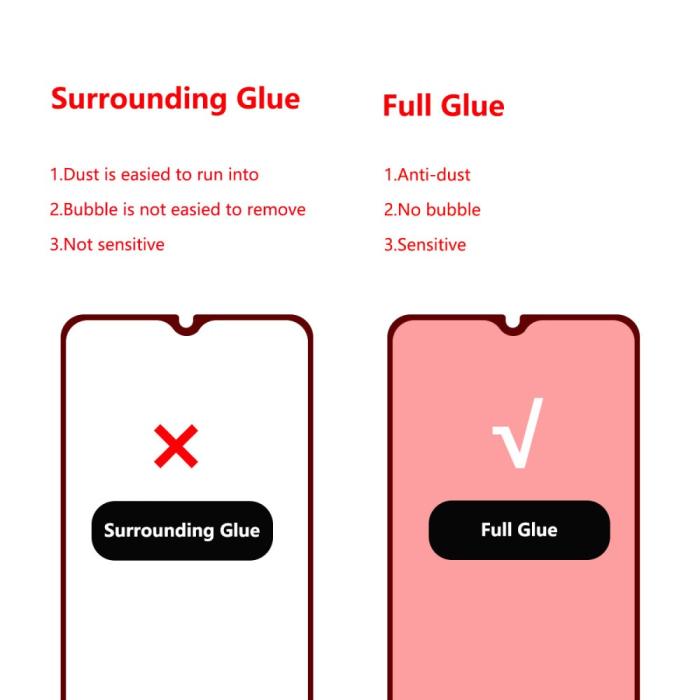 Bild 3, Xiaomi Redmi 9T - 2-PACK HAT PRINCE Heltäckande Skärmskydd