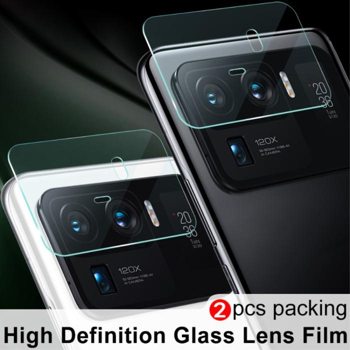 Bild 5, Xiaomi Mi 11 Ultra - IMAK 2-PACK Linsskydd I Härdat Glas